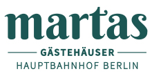 martas | Gästehäuser Hauptbahnhof Berlin Logo